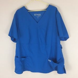 Grey’s Anatomy  Professional Wear by Barco Blue Scrub Top Size 2XL